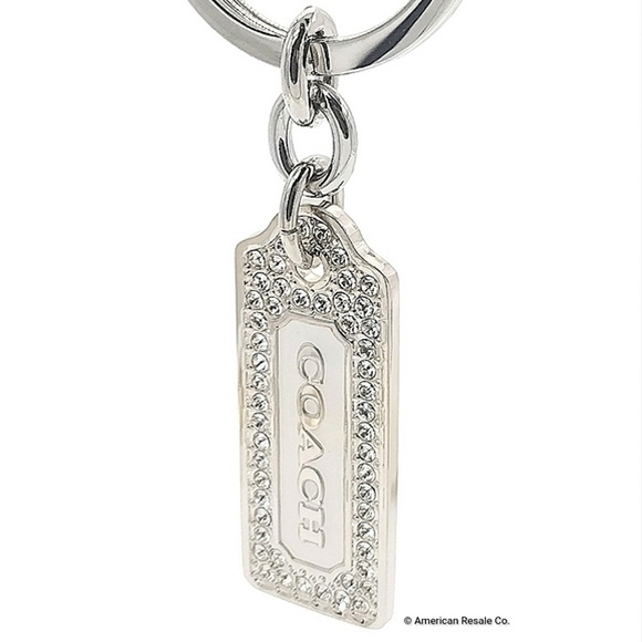 Coach Accessories - COACH Vintage LOZ Pave Keychain FOB Purse Charm Tag-Style #8865